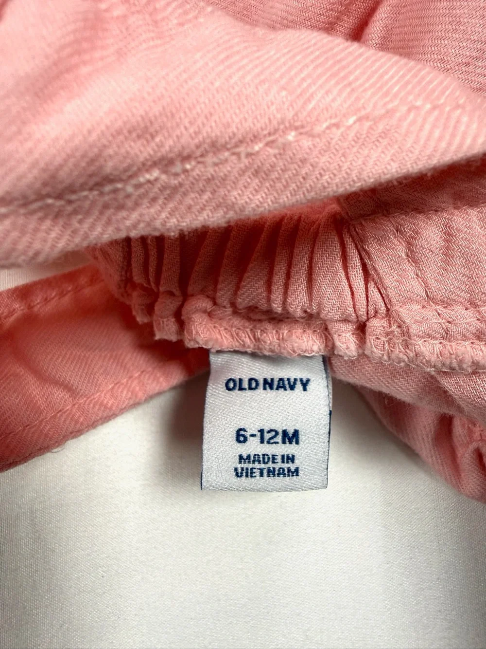 OLD NAVY Kitty Cat Bubble Romper Pink Cat Face Apron‎ Romper Cotton Size 6-12M